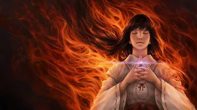 Vibrant Kiky Wallpaper Fantasy Wallpaper 4K 1920x1080 Kikyô, (inuyasha), Fantasy, Woman, Girl, Hd, Desktop, Brown, Ultrawide, Full HD
