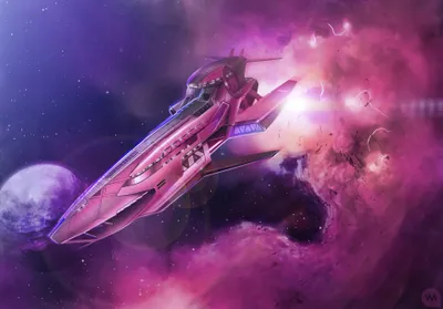 Space Sci Spaceship Wallpaper 4K, Space category