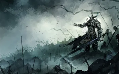 Vibrant Fierce Wallpaper Fantasy Wallpaper 4K 2560x1600 A, Fierce, Fantasy, Warrior, Stands, Amidst, Chaotic, Battlefield, Commanding, Scene, Dramatic, Presence, White, Ultrawide, QHD