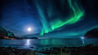 Epic Aurora Wallpaper Wallpaper 4K, Space category