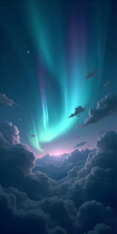 Bold Aurora Wallpaper Wallpaper 4K, Space category
