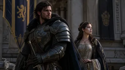 Fantasy Knight Dark Armor Serving Wallpaper 4K, Fantasy category