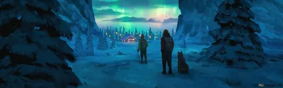 Sleek Aurora Wallpaper Wallpaper 4K, Space category