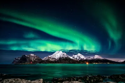 Aurora Borealis Space Wallpaper 4K, Space category