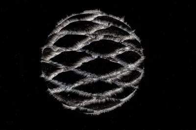 Sci Depicting Dramatic Explosion Spherical Wallpaper 4K, Space category