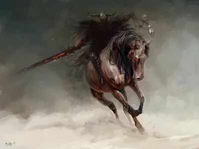 Dramatic Dark Warrior Fierce Wallpaper 4K, Black/Dark category