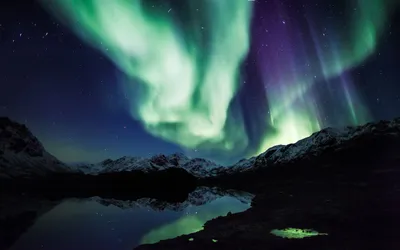 Epic Aurora Wallpaper Wallpaper 4K, Space category