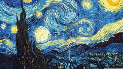 Vibrant Starry Wallpaper Wallpaper 4K, Space category