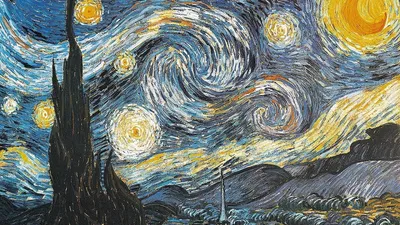 Starry Night Cave Wallpaper 4K, Space category