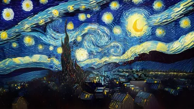 Starry Night Rhone Wallpaper 4K, Space category