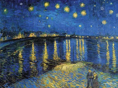 Starry Night Com Wallpaper 4K, Space category