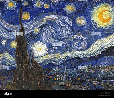 Starry Night Space Wallpaper 4K, Space category