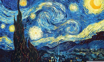 Vibrant Vincent Wallpaper Wallpaper 4K, Space category
