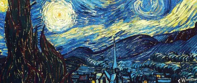Vibrant Starry Wallpaper Wallpaper 4K, Space category