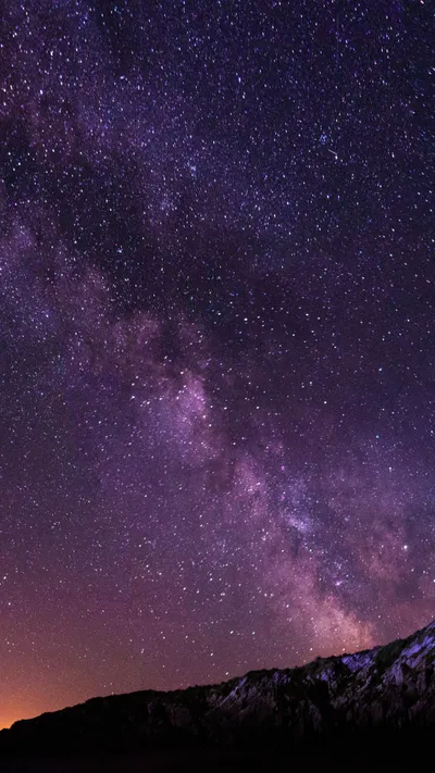 Milky Way Starry Wallpaper 4K, Space category