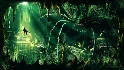 Spider Dark Creature Wallpaper 4K, Black/Dark category