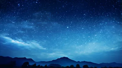 Starry Night Sky Wallpaper 4K, Space category