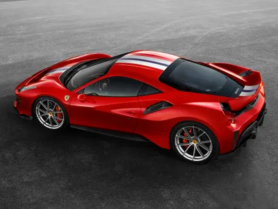Angle Red Pista Cars Wallpaper 4K 4037x3034 High-angle, View, Of, A, Red, Ferrari, 488, Pista, Supercar, Car, Vehicle, White, Gray, Landscape, 4K