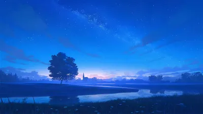Misty Starry Wallpaper Wallpaper 4K, Space category