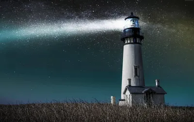 Starry Night Com Wallpaper 4K, Space category