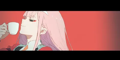Dreamy Zero Wallpaper Abstract Wallpaper 4K 3840x1920 Zero, Two, (darling, In, The, Franxx), Profile, Pink, Hair, Sly, Orange, White, Ultrawide, 4K