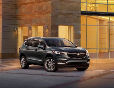 Sleek Silver Wallpaper World Wallpaper 4K 3600x2792 Silver, Buick, Enclave, Suv, Parked, Before, A, Modern, Glass-and-stone, Building, Presented, Quad, Purple, Brown, Square, QHD