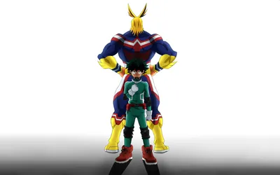 Definition Characters Toshinori Abstract Wallpaper 4K 3840x2400 A, High-definition, Desktop, Wallpaper, Featuring, Characters, Toshinori, Yagi, All, Might, Standing, Heroically, White, Ultrawide, 4K