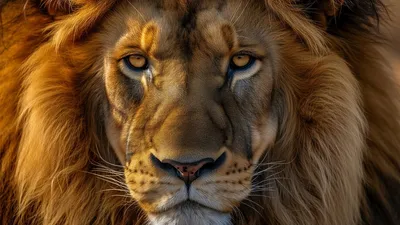 Radiant Lion Wallpaper Wallpaper 4K, Animals category
