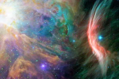 Crisp Colorful Wallpaper Abstract Wallpaper 4K 3000x2000 Colorful, Nebula, Gray, Landscape, QHD