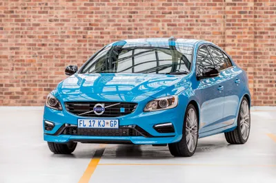 Epic Bright Wallpaper Abstract Wallpaper 4K 4096x2731 Bright, Blue, Volvo, S60, Polestar, Sedan, Parked, Indoors, Against, Brick, Wall, Shown, White, Landscape, 4K