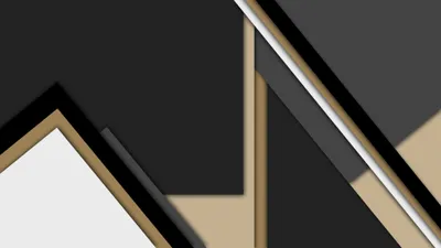 Abstract Geometric Composition Overlapping Angled Abstract Wallpaper 4K 3840x2160 Abstract, Geometric, Composition, Of, Overlapping, Angled, Shapes, In, Black, Gray, White, Gold, Ultrawide, 4K