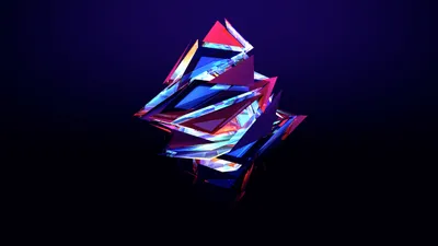 Dark Abstract Wallpaper Abstract Wallpaper 4K 2560x1440 Abstract, Faceted, Crystal, In, Neon, Blues, Pinks, And, Purple, Deep, Black, Field, White, Green, Pink, Ultrawide, QHD