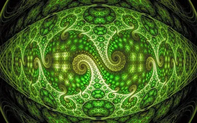 Epic Abstract Wallpaper Abstract Wallpaper 4K 2560x1600 Abstract, Green, Fractal, Spiral, Pattern, Forming, An, Eye-shaped, Quad, Desktop, Intricate, Glowing, Brown, Ultrawide, QHD