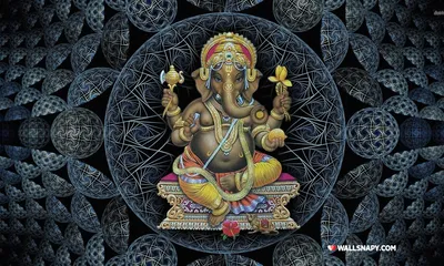 Bold Vinayagar Wallpaper Abstract Wallpaper 4K 1800x1080 Gray