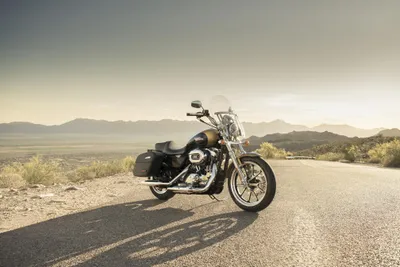 Vibrant Harley Wallpaper Cars Wallpaper 4K 2017x1345 Harley-davidson, Superlow, 1200t, Motorcycle, Parked, On, A, Sunlit, Desert, Road, Distant, Mountains, Gray, Landscape, Full HD