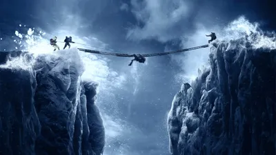 Misty Dramatic Wallpaper Nature Wallpaper 4K 3840x2160 4K, Ultra, Hd, Pc, Desktop, Wallpaper, Featuring, A, Dramatic, Scene, Movie, Everest, Gray, Brown, Ultrawide