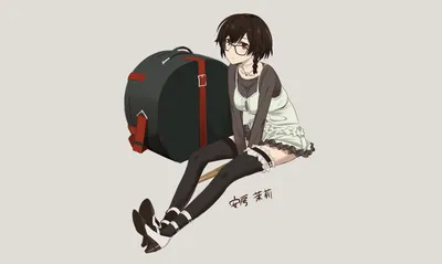 Calm Anime Wallpaper Abstract Wallpaper 4K 1920x1148 Anime, Girl, Hd, Desktop, Wallpaper, White, Black, Ultrawide, Full HD