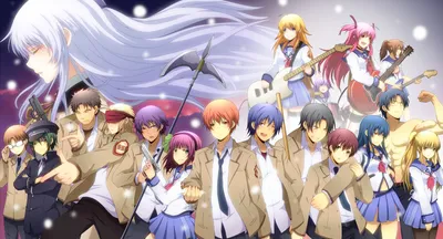 Dreamy Characters Wallpaper Abstract Wallpaper 4K 1999x1079 Hd, Desktop, Wallpaper, Featuring, Characters, From, The, Anime, Angel, Beats, Showcasing, Group, White, Gray, Ultrawide, Full HD