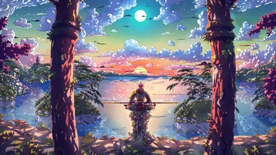 Calm Vibrant Wallpaper Nature Wallpaper 4K 3840x2160 A, Vibrant, 4K, Ultra, Hd, Fantasy, Wallpaper, Featuring, Sun, Wukong, Standing, His, Gray, Brown, Ultrawide