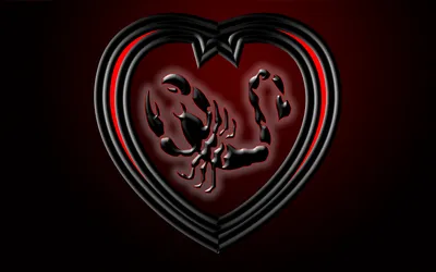 Vibrant Dark Wallpaper Black/Dark Wallpaper 4K 1920x1202 Dark, Industrial-themed, Abstract, Hd, Desktop, Wallpaper, Featuring, A, Metallic, Heart, Scorpion, Design, Black, Ultrawide, Full HD