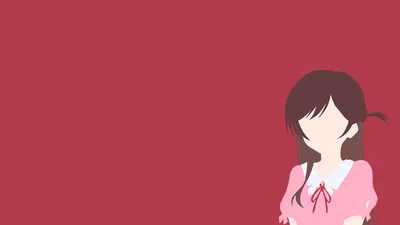 Minimalist Red Anime Minimal Wallpaper 4K 1920x1080 Minimalist, Red, Anime, Hd, Pc, Wallpaper, Of, Chizuru, Ichinose, Rent-a-girlfriend, Faceless, Stylized, Brown, White, Ultrawide, Full HD