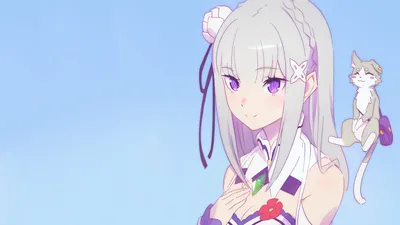 Vivid Emilia Wallpaper Animals Wallpaper 4K 1920x1080 Emilia, From, Re:zero, Starting, Life, In, Another, Zero, World, Poses, Gracefully, White, Ultrawide, Full HD
