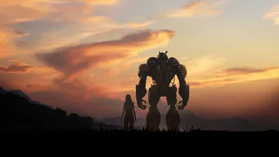 Dreamy Bumblebee Wallpaper Nature Wallpaper 4K 1920x1080 Hd, Pc, Desktop, Wallpaper, Featuring, Bumblebee, From, The, Transformers, Movie, Standing, Alongside, Gray, Ultrawide, Full HD