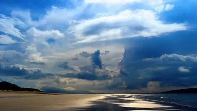 Serene Beach Expansive Nature Wallpaper 4K 1920x1080 Hd, Pc, Desktop, Wallpaper, Featuring, A, Serene, Beach, Scene, Expansive, Sandy, Shore, White, Ultrawide, Full HD