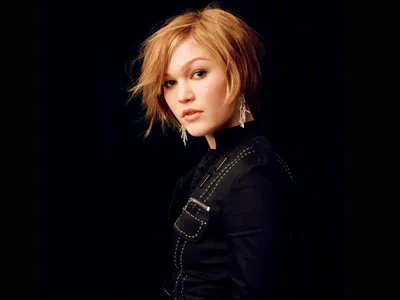 Definition Celebrity Julia Black/Dark Wallpaper 4K 2465x1849 A, High-definition, Desktop, Wallpaper, Featuring, Celebrity, Julia, Stiles, Short, Blonde, Hair, Wearing, Orange, Brown, Landscape, Full HD