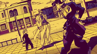 Radiant Koichi Wallpaper Abstract Wallpaper 4K 1920x1080 Koichi, Hirose, Jotaro, Kujo, Josuke, Higashikata, Anime, Jojo's, Jojo, 039, Bizarre, Adventure, Black, Yellow, Ultrawide, Full HD