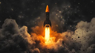 Calm Capturing Wallpaper Nature Wallpaper 4K 2912x1632 A, Stunning, Hd, Desktop, Wallpaper, Capturing, The, Excitement, Rocket, Launch, Showcasing, Dynamic, Orange, White, Ultrawide, QHD
