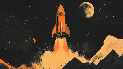 Dramatic Rocket Launch Capturing Power Space Wallpaper 4K 2912x1632 A, Stunning, Hd, Desktop, Wallpaper, Featuring, Dramatic, Rocket, Launch, Capturing, Power, Excitement, Orange, Purple, Ultrawide, QHD