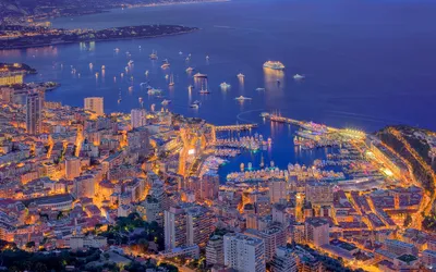 Vibrant Monaco Illuminated Cityscape Harbor World Wallpaper 4K 2560x1600 A, Vibrant, Hd, Desktop, Wallpaper, Showcasing, Monaco's, Illuminated, Monaco, 039, Cityscape, Harbor, Brown, Ultrawide, QHD