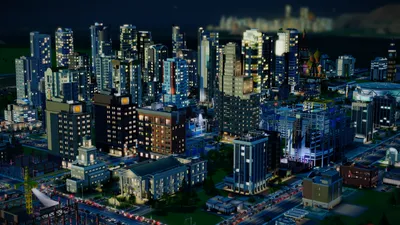 Vibrant Bustling Nighttime World Wallpaper 4K 1920x1080 Hd, Desktop, Wallpaper, Featuring, A, Vibrant, Bustling, Nighttime, Cityscape, Game, Simcity, Gray, Brown, Ultrawide, Full HD